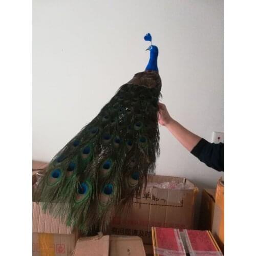 New real life peacock model foam&feather lovely peacock bird gift about 80cm d0037