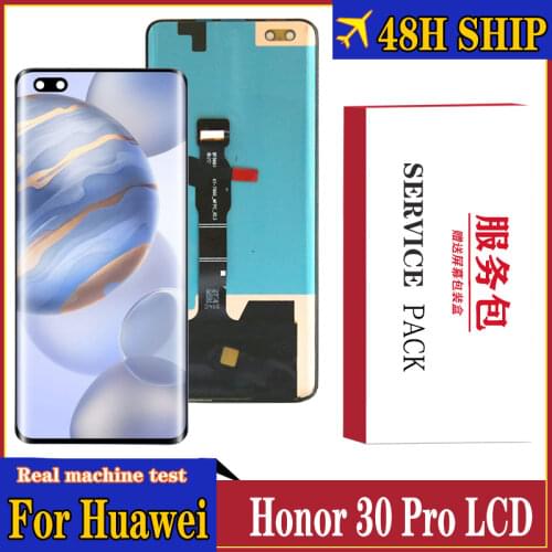 Original Screen for Huawei Honor 30 Pro LCD Display Digitizer Assembly Touch Display Apply to Honor 30 pro Display for EBG-AN00
