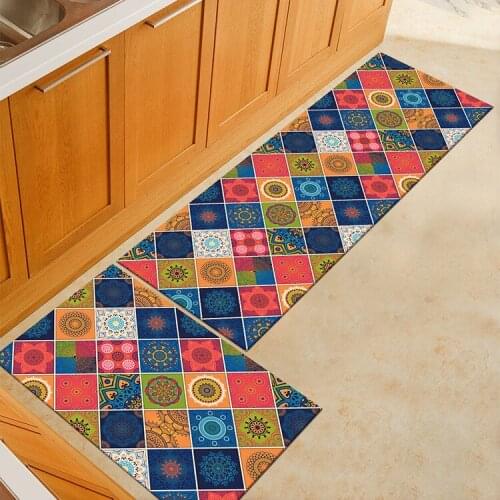 Kitchen Mat Cheaper Anti-slip Modern Area Rugs Living Room Balcony Bathroom Carpet 1pc or 2PCS/Set Doormat Bath Mat Hallway
