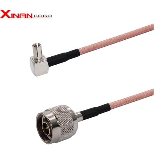 RF Coaxial cable N to TS9 connector N male to TS9 male right angle RG316 Pigtail cable 15cm
