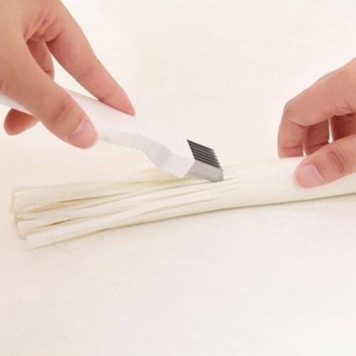 Onion Vegetable Cutter Slicer Chopper Sharp Scallion Kitchen Shred Tools Slice Cutlery Practical Kitchen Tools