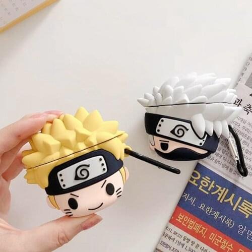 Silicone Case For AirPod 1 2 Case Anime Cute Earphone Cases For Apple Airpods Protect Cover