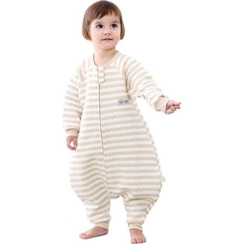 Baby Leg Sleeping Bag Children Spring Autumn Air Cotton Clothes Toddler Breathable Sleepsack Infant Warm Anti-kick Quilt