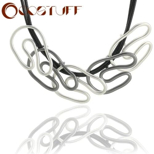 Trend Geometric 2021 Costume Jewelry Gift for Women Neck Chokers Suspension Long Rope Chains Goth Statement Pendants Accessories