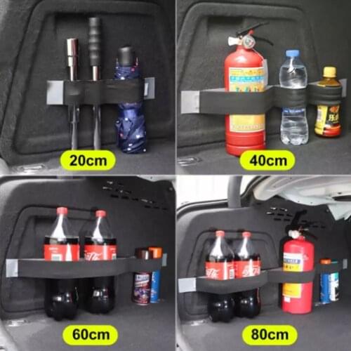 Car Trunk Storage Device Hook and Loop Strong Adhesion Fixed Straps Solid Color Baggage Debris Anti-drop