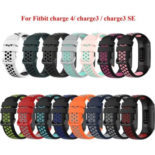 High Quality Watch Strap For Fitbit Charge 4 Bracelet Sport Watch Bands Silicone Wristband For Fitbit Charge 3/3 SE Accessories