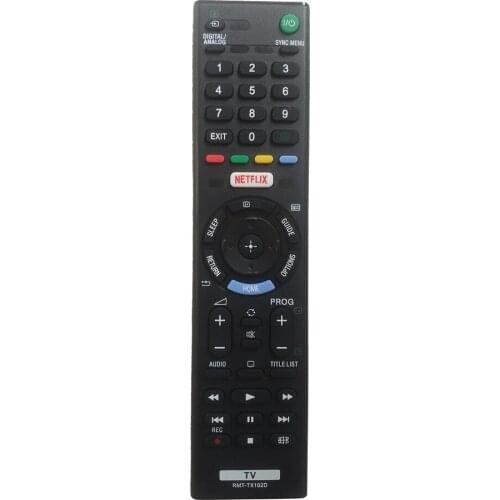 RMT-TX102D Replacement Remote Control For SONY LED LCD 4K TV KDL-32R500C KDL-40R550C KDL-48R550C KD-55XD8599