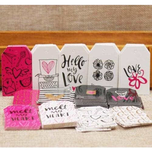 Zerong heart shape gift label tag , thank you kraft tag for gifts ,candy favors display decoration label tag 5.5x4cm /3x5cm