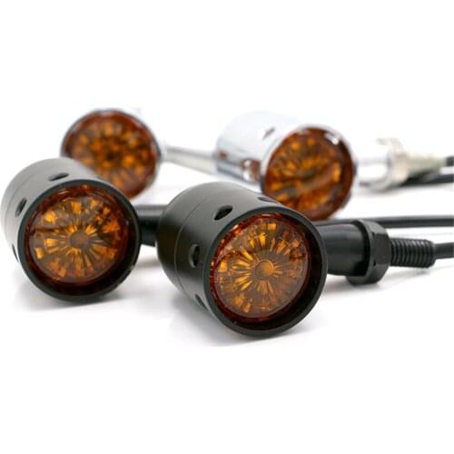2PCS Motorcycle LED Turn Signals Motocross Indicator Flasher Blinkers 12V For Chopper Cafe Racer R3 R6 FZ6 NMAX PCX 125 Tmax 530