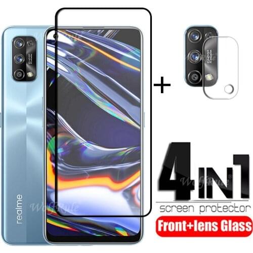 4-in-1 For OPPO Realme 7 Pro Glass For Realme 7 6 Pro Tempered Glass Screen Protector For OPPO Realme 6 7 Pro C11 X3 Lens Glass