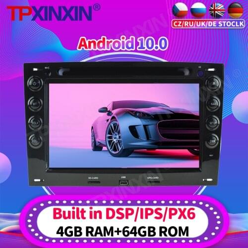 Android 10.0 PX6 Car Radio For Renault Megane Multimedia Video Recoder Player Navigation HeadUnit GPS Accessories Auto 2din dvd