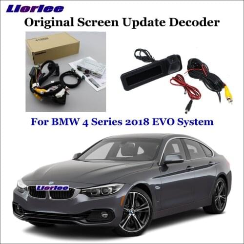 Car Rear View Backup Camera For BMW 4 F32/F33/F36 NBT EVO CIC 2010 2011 2012 2013 2014 2015-2020 Reverse Parking CAM HD Decoder