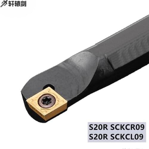 1PC S20R SCKCR09 SCKCL09 Internal Turning Tool Holder CNC Cutting Tool Carbide Inserts for CCMT