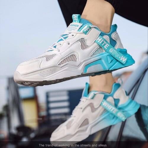 Fashion Couple Sports Shoes Brand Running Shoes Men and Women Jogging Shoe Outdoor Sports Shoes Trend Lace Up Walk Shoes