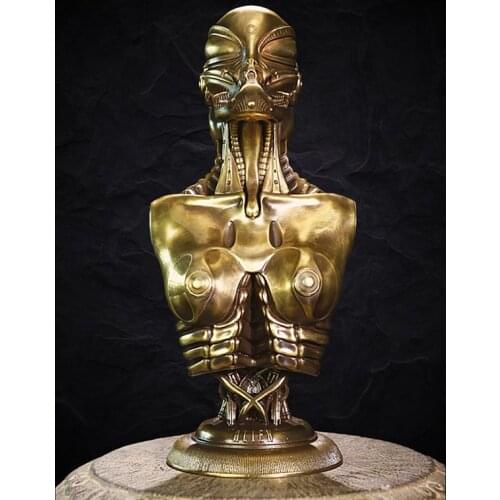 GK Mo Sheng Alien Girl Bust Original Bronze Figure SIZE:12*13*26CMH