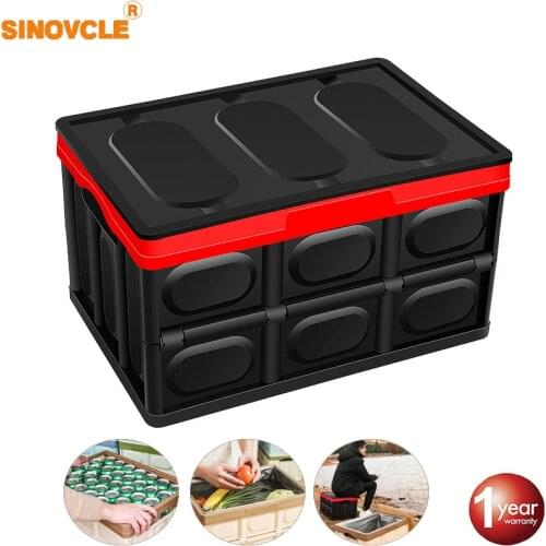 Car storage box Car storage tools Foldable storage box for trunk Multifunctional folding storage box Water storage box 28L