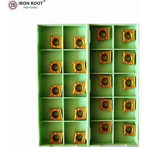 Lathe Cutting Tool CCMT060204 / CCMT09T304 / CCMT120408-HMP TG4025 Series Turning Carbide Insert For Steel Parts