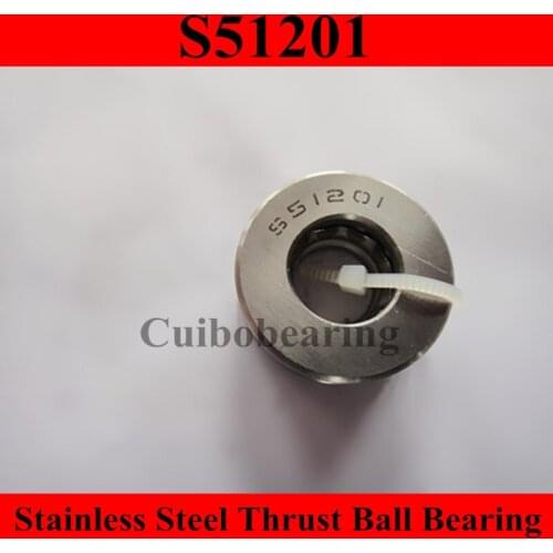 S51201 stainless steel thrust ball bearing 12x28x11mm 12*28*11mm