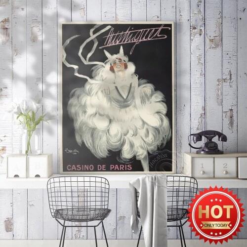 Mistinguett Casino De Paris Vintage Poster, Cappiello, Leonetto Mistinguett Art Prints, Mistinguetti Vintage French Art Mural