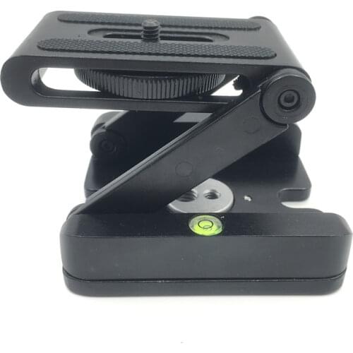 Z Flex Tilt Tripod Heads DSLR Folding Bracket Aluminum Camera Stand Holder Quick Release Tripod Plate Level For Canon Nikon Sony