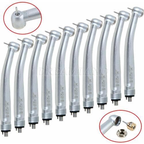 1-10pcs NSK Style Pana Max Dental High Speed Handpiece Push Button 4 Hole Clean Head Single Water Spary Turbine