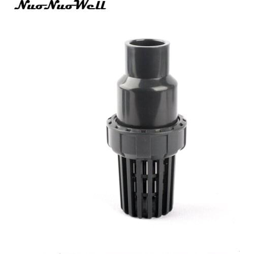 1pcs NuoNuoWell ANSI 1/2" PVC Waterstop Connector Filter Check Valve Aquarium Accessories Fish Tank Supplies Water Pump Fittings