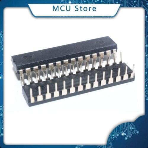 10PCS PIC16F876A-I/SP DIP28 PIC16F876A DIP 16F876A DIP-28 STC15W404AS-35I-SKDIP28 STC15W404AS STC15W404AS-35I