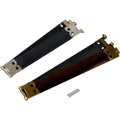 100PCS 8/8.5/9/10/11/12CM Metal Internal Flex Frame with Loops Purse Frame Bag Flex Spring Clasp DIY Apparel Sewing Accessories