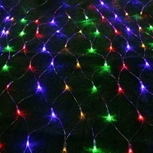 3Mx2M 320LED Giant Net Light fairy string mesh web twinkle curtain lamp Christmas Xmas Wedding Party Garland Garden -multicolor