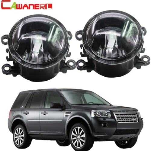 Cawanerl For 2006-2014 Land Rover Freelander 2 LR2 FA_ Closed Off-Road Vehicle Car Fog Light Lampshade + LED / Halogen Bulb 12V