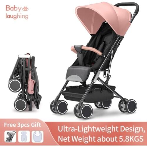 Baby Stroller Multifunctional Lightweight Folding Baby Pram High Landscape Newborn Child Umbrella Car Free Shipping