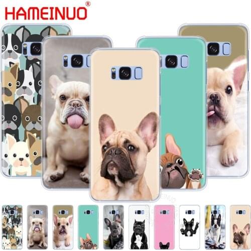 HAMEINUO French Bulldog Puppy cell phone case cover for Samsung Galaxy S9 S7 edge PLUS S8 S6 S5 S4 S3 MINI