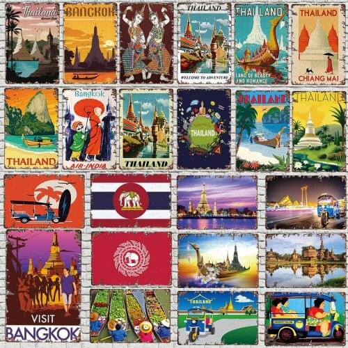 Retro City New York Classic Vintage Tin Sign Metal Plate Iron Poster Wall Bar Restaurant Home Art Craft Decor 30X20CM DU-4625A