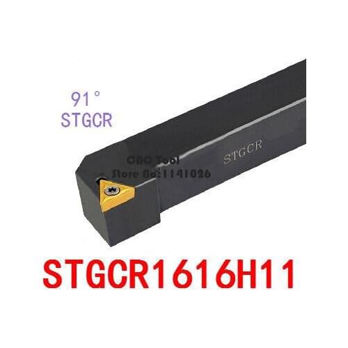 STGCR1616H11/ STGCL1616H11 Metal Lathe Cutting Tools Lathe CNC Machine Turning Tools External Turning Tool Holder S-Type STGCR