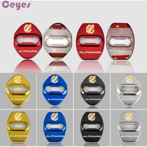 Ceyes Car Styling Car Stickers Emblems Covers Case For Toyota Alphard Avensis Auris Yaris Corolla Car-Styling Auto Accessories