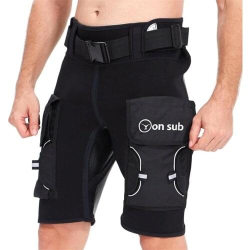 Yonsub 3mm neoprene Snorkeling shorts men wetsuit beach Rock fishing windsurfing rowing surfing shorts technical diving shorts
