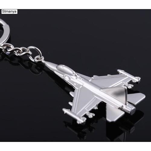 New Aircraft Metal Key Chain Airplane Keychains gift Car Key Ring Bag Classic key holder Pendant Party Gift jewelry