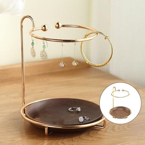 Earring Organizer Jewelry Display Rack Stand for Bracelet Earrings Chain Necklaces Rings Hanging Showcase Jewelry Organizer