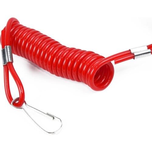Boat Kill Switch Outboard Engine Motor Stop Safety Lanyard Clip Cord Accessories