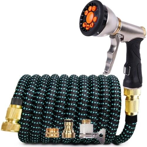 High Pressure Car Wash water hose Flexible Expandable Garden Watering Hose water gun Wear-Resistant Adjustable Irrigation Hoses