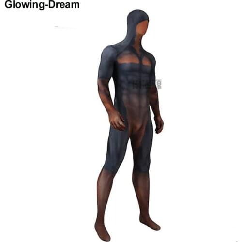 Glowing-Dream High Quality Doberman Printed Spandex PETSUIT Costume Animal Cosplay Costume