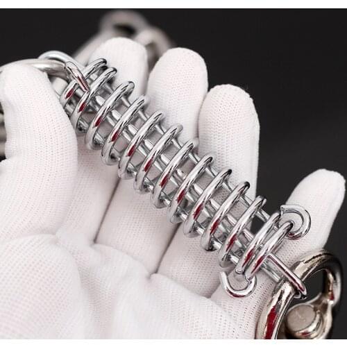 Explosion-proof dog traction spring chrome-plated assembled spring pet hardware accessories galvanized pet buffer spring