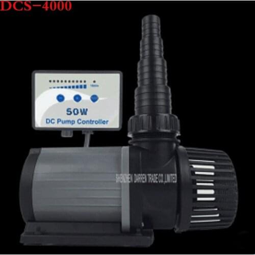 1pc DCS4000 30W series variable flow DC aquarium pump marine freshwater controllable sitting water pump