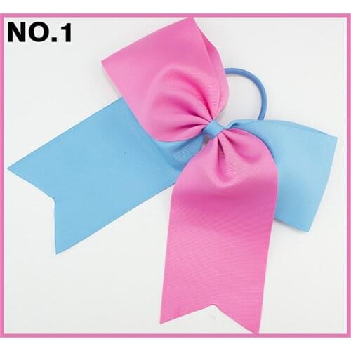 20PCS NEW Handmade Bulk Custom Ponytail Holder Cheer Hair Bow for Cheerleading
