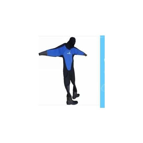 6mm sealed warm clothes dry diving suits full set of waterproof full dry suit all dry weight latent