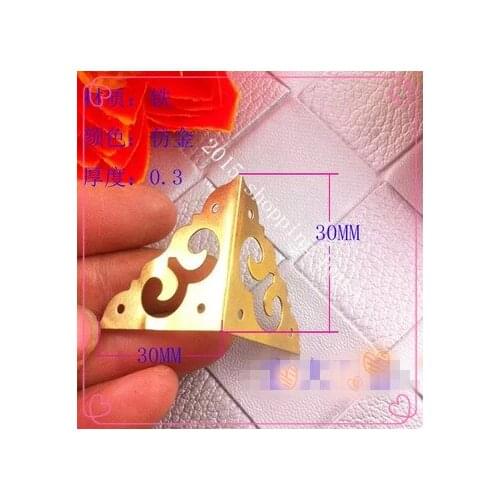 Antique accessories packing box wrap angle of both sides of the package lace wrap angle wine box