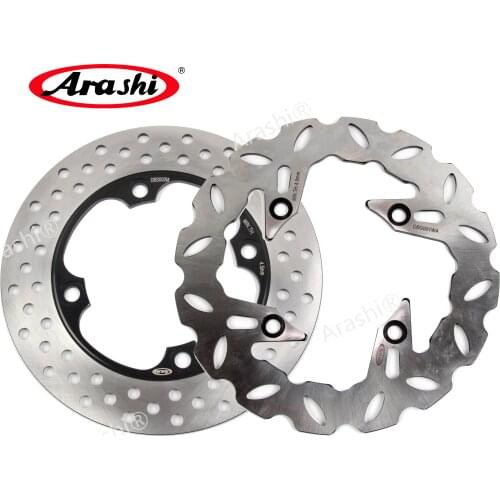 Arashi 1 Set For HONDA FORZA 250 2000 2001 2002 2003 2004 CNC High Grade Aluminum Motorcycle Front Rear Brake Disc Brake Rotor