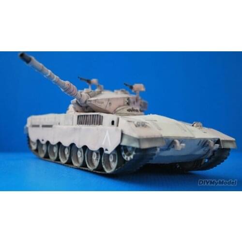 DIYMyModeI 3D paper model of tank Merkava Mark II DIY Handcraft Paper Model KIT Handmade Toy Puzzles Gift Movie props