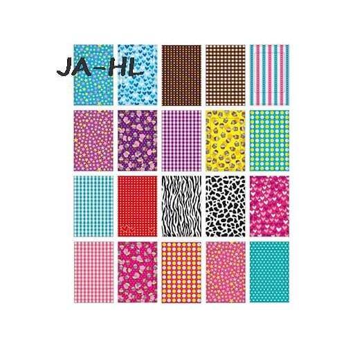 JETTING 20Pcs/Lot Lovely Viscose Photo Album DIY Scrapbook Paper Photos Frame Decor Stickers For Instax Mini Film Photo Albums