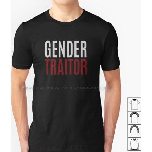 Gender Traitor T Shirt 100% Cotton Gender Traitor Handmaids Tale Tv Show Lgbtq Gay Lesbian Pride Wlw Mlm Bisexual Trans Queer